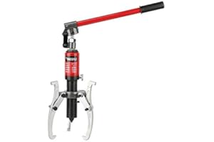 Ausla Hydrauliczny ściągacz 5T, hydrauliczny ściągacz do piast kół, ściągacz kół biegunowych, wyposażony w 3 zaczepy, do piast trakcyjnych, kołnierzy, kół zębatych i łożysk