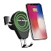 Produktbild JSVER Wireless Charger Auto, QI Ladegerät Kabelloses Kfz Induktionsladegeräte 10W Air Vent Handy Halterung für iPhone XS Max, X, Samsung Galaxy S9/S8 Note 8/Note 5, andere QI Befähigte Geräte