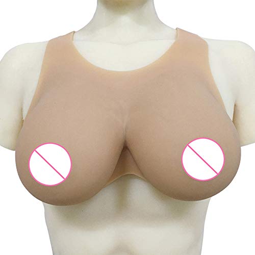 ZJS Silicone Sein Formes pour Travestis Faux Seins Artificiel Seins Prothétique transgenres Costume,5XL