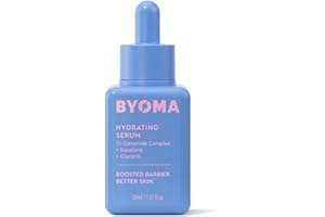 BYOMA Hydrating Serum (30ml) Moisturising Face Serum with Squalane and Ceramides for Glowing, Dewy Skin - Deep Hydration and Barrier Support