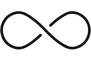 Tatuaje Inkster - Infinito | Tatuajes Temporales Veganos Impermeables para Adultos - Color Certificado Cosmético de la UE - Tatuaje Revolucionario de 2 Semanas