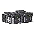 Produktbild WonderTec Kompatibel D1 Klebeband 12mm Kompatibel Dymo D1 45010 S0720500 Schwarz auf Transparent Standardklebstoff Laminiertes Etikettenband Funktioniert auf 160, 210D 500TS Packung mit 10 Stück