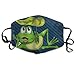 Produktbild Jxrodekz Cute Leaf Frog Unisex Face Mouth Mask Earloop Mouth Muffle Cycling Breathable Mask