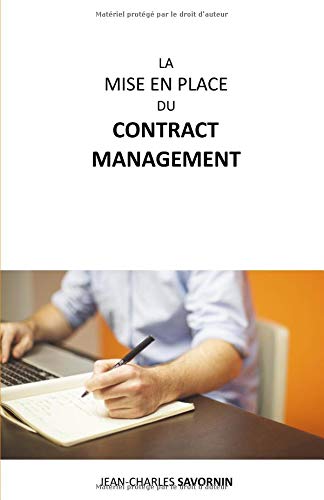 Télécharger La mise en place du Contract Management Livre eBook France