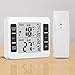 Produktbild Digitaler Thermometer, GLISTENY Kühlschrankthermometer, Innen und Außen Thermometer, mit 2 Drahtloser Sensor Temperaturalarm, LCD Display °C/°F, MAX/MIX Aufzeichnungen für Zuhause/Kühlschrank/Büro