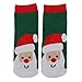 Toddler Baby Boy Girl Christmas Socks Gifts (4-6Y, Santa Claus Print)