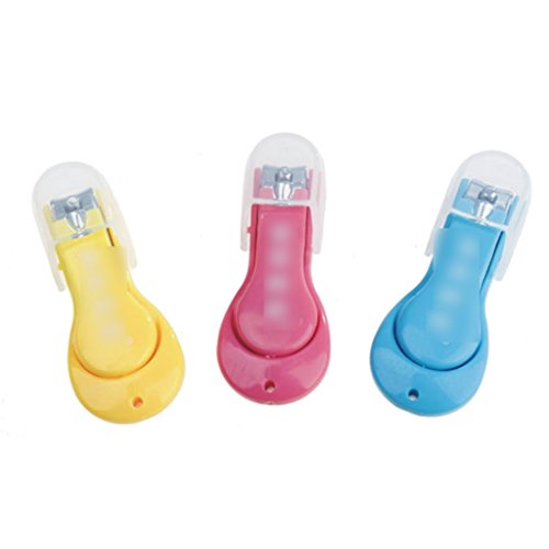 Baby Children Cartoon Safety Nail Clippers Cutters Set Finger Clipper Scissor Random Color