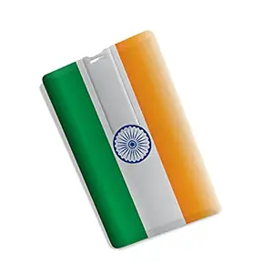100yellow Credit Card Design Indian Flag Printed High Speed 16GB Data Storage/Pen Drive