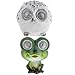 Produktbild FLAMEER 2 Stü Harz Grüner Frosch \u0026 Eule Solar Outdoor LED Licht Tier Statue Für Garten, Terrasse, Rasen Und Hof Dekor