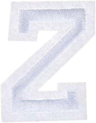26 Letter Alphabet Uppercase Embroidered Iron On Patch Applique,Z by Sdetter
