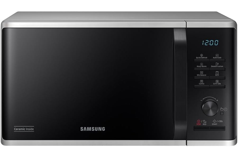 Samsung Microwave Grill Cooking Crispy 23L MG23K3515CS/E1