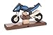 Produktbild DREGENO Seiffen 146/082/8 Räucher-Motorrad Sport, Holz, blau, 25 x 8 x 25 cm