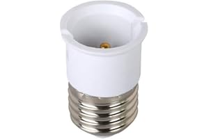 Lyyt | Lamp Socket Converter | E27 to B22 Fitting | Edison to Bayonet Adapter | Light Bulb Socket Converter | Lamp Bulb Adapter for LED, Halogen, CFL | UK Standard
