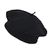 La Vogue Kids Baby Toddler Girls Solid Color Classic Beret Hat Cap Black