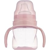 Mamajoo Kulplu Akıtmaz Eğitici Bardak Powder Pink 160 ml & Anti-Kolik Bardak Ucu