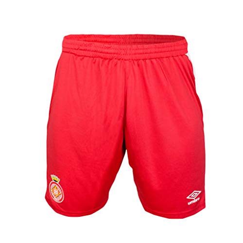 Girona F.C. 90088 Pantalón 1ª Equipación, Unisex Adulto, Rojo, S