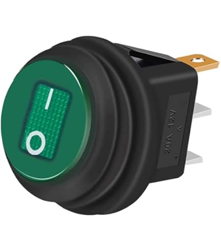 Interruptor AC 250V 10A 3 Pines SPST On-Off 2 Posiciones En Barco Rocer