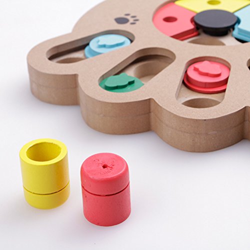 UEETEK-Pet-Intelligence-Toy-Food-Hiding-Puzzle-Interactive-Food-Treated-Wooden-Pet-Paw-Puzzle-Toy-for-small-or-midium-dogs-and-cats