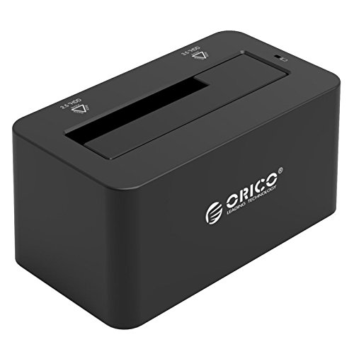 BoLv ORICO SuperSpeed USB 3.0 Docking Station Disco Duro SATA para 2.5 y 3.5 (HDD, SSD [Soporte 8TB]
