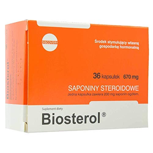 MEGABOL Biosterol 670 mg 36 Capsules - Testosterone Booster