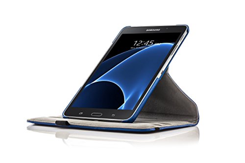 Forefront Cases® Samsung Galaxy Tab A 7.0 SM-T280 Leder Drehbar Hülle Schutzhülle Tasche Smart Case Cover Stand – Rundum-Geräteschutz und intelligente Auto Schlaf / Wach Funktion inkl. Eingabestift und Displayschutz - 4