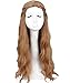 Produktbild Cersei Lannister Perücke Cosplay Wig Geflochten Lang Blonde Perücke für Damen und Mächen Film Kostüm Zubehör für Party, Karneval und Fasching