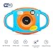 Produktbild Kinderkamera Dual Selfie Kamera Für Kinder Wiederaufladbare 1080P HD Festival Geburtstagsgeschenke Für Mädchen Jungen Kinderkamera Mit Sicherer Weicher Silikon-Schutzhülle