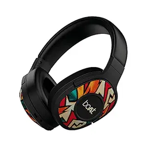 boAt Rockerz 550 Over-Ear Wireless Headphone with Ergonomic Aesthetics, Plush Padded Earcups, Immersive Audio, Bluetooth v5.0 & Upto 20H Playback(Black Symphony)