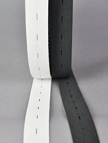 25mm Wide Button Hole Household Elastic Band Fabric Rope Stretchy Cord Dress Maker Sewing DIY Crafts 3 Meter