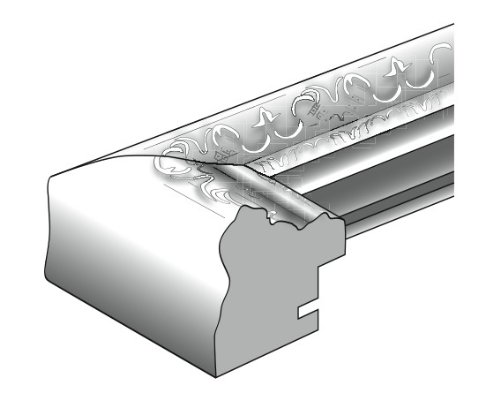 Rokoko Holzrahmen 020X030 creme - 3