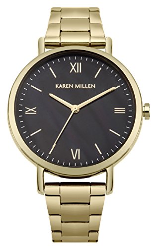 Karen Millen Womens Analogue Classic Quartz Watch With Stainless