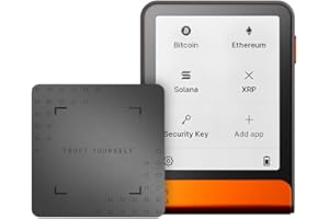 Ledger Flex - ora con Ledger Recovery Key - scopri il wallet hardware più intuitivo al mondo, con una chiave di backup per un accesso semplice e rapido (Bitcoin Edition)