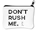 Produktbild Don't Rush Me I Get Paid by The Hour Funny Slogan Reißverschluss-Geldbörse Brieftasche Geldbörse