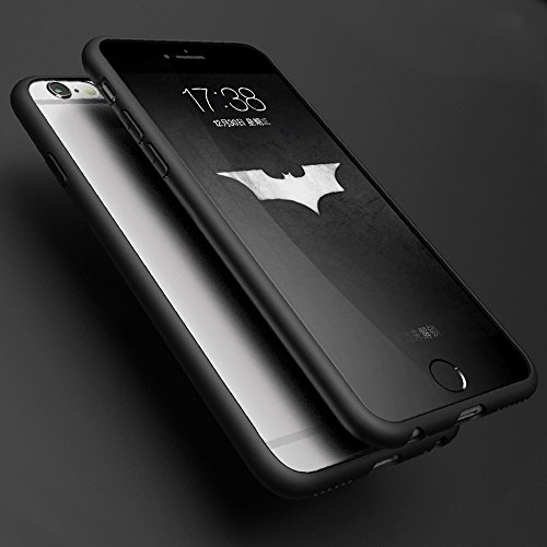 iMounTop Hülle iPhone 6 Plus Hülle 6S Plus Hülle TPU Rahmen + Hart PC Zurück Backcover Kombination Hochtransparent Nie verfärben Schutzhülle Tasche Schale Kratzfeste Handytasche für Apple iPhone 6 Plus / 6S Plus (5.5 Zoll) (Schwarz) - 2
