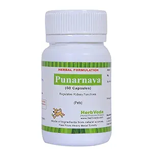 Herbveda Pet Punarnava, 60 Grams