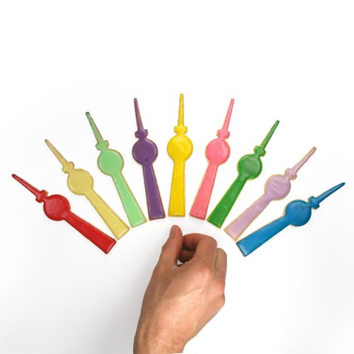 Fernsehturm Berlin Souvenir & Ausstechform in rot - 6