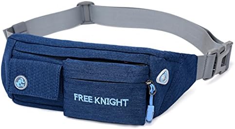 Waist Pack Bum Bag Hip Pack Running Bag Waist Bag Running Belt Sack Water Resistant with Bottle Holder for Hiking Camping Dog Walking nylon fabric multicolored