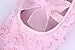Bigood Baby Toddler Crib Bowknot Rose Lace Shoes First Walker Sneaker 11cm Pink
