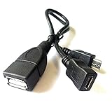 El Micro USB macho del cable dispone de un cable OTG para conectar por medio de la hembra USB de dispositivos USB así como también el almacenamiento masivo externo o conectar de dispositivos de entrada a smartphone Android, tableta y otros dispositivos equipados con OTG.