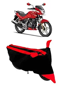 ABORDABLE Water Resistant Dustproof Bike Cover Compatible with Hero CBZ Extreme All Weather Quality Fabric (Red)