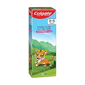 Colgate Kids Toothpaste for 2-5 Years - 80gm (Strawberry flavour)