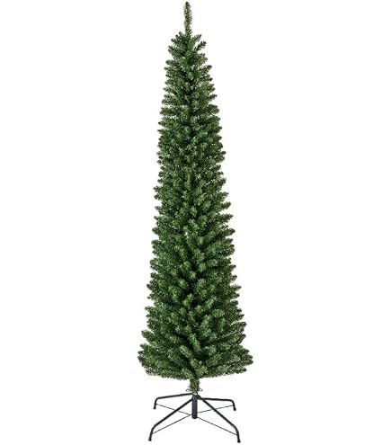 Albero Di Natale Monviso 210 Cm – 405 Rami, Diametro 58 Cm, Base Inclusa, Verde