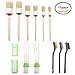 Produktbild Auto Reiniger Pinsel-Set, Auto Details Pinsel-Set, 11 Stück automatisch Details Pinsel Set für die Reinigung von Rädern, Interieur, Exterieur, Leder, einschließlich Natürliche Wildschweinborsten Bürste, Nylon / Messing / Edelstahl Drahtbürste und Automotive Klimaanlage Reiniger Pinsel
