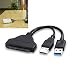 Produktbild crewell USB 3.0 zu 6,3 cm SATA-Festplatte Adapter Kabel SATA auf USB 3.0 Konverter