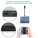 Produktbild Big-Mountain USB Type C HUB für Nintendo Switch | 4K 1080P HDMI Multiport Adapter Dock Station | 4 USB C PD Ladeport | für MacBook Samsung (Schwarz)