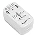 Produktbild MutecPower Premium Reisestecker mit 2 USB 2.0 Ports Reiseadapter Weltreise Stecker Adapter für jedes Land (EU US UK)