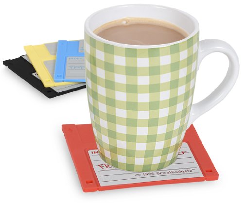 GreatGadgets 1889-2 Untersetzer „1.44 MB Floppy Diskette“ (4-farbig sortiert) - 6