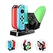 Produktbild ECHTPower 6 in 1 Nintendo Switch Joy-Con Ladestation Ladegerät, Switch Pro Controller Ladestation mit LED-Anzeige und USB Typ C Ladekabel
