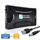 【Entrada Scart】: Convertidor Scart compatible con la mayoría de las entradas de dispositivos antiguos desde el reproductor de DVD, Set Top Box, VHS, PS1, PS2, PS3, Wii, XBOX; Formato de entrada Scart: PAL, NTSC3.58, NTSC4.43, SECAM, PAL / M, PAL / N, Entrada de formatos de TV estándar.