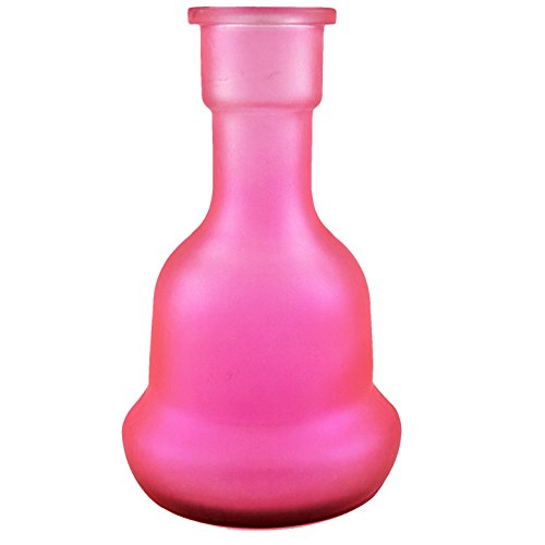 BAYLI – XXL Shisha Set, Hookah, Orientalische Wasserpfeife mit 4 Schläuchen, inklusive Zange, Tonkopf Shisha Höhe- ca. 71cm Nargile Hookah mit Tonkopf und Zange + Kaminaufsatz + Mundstück F23 Pink - 4
